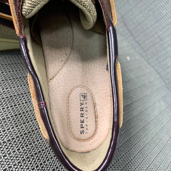 Sperry Top-Sider Womens Size 12M Angel fish Brown Leather Boat Shoes - Picture 4 of 7